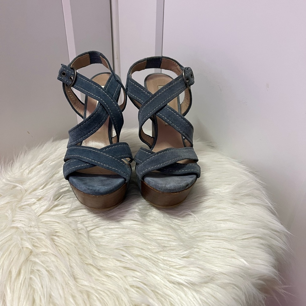 Pura Lopez Wedge Sandals